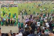 Mayer golpeado por hinchas