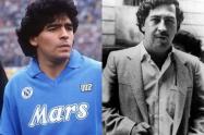 Pablo Escobar y Diego Maradona 