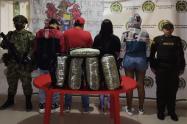 La sustancia era transportada en el baúl de un vehículo 