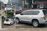 Choque múltiple dejó algunos lesionados sobre la 60 con Guabinal en Ibagué