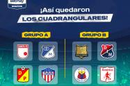 Asi quedaron los grupos de las finales de la Liga Betplay