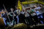 Andrés Hurtado, alcalde de Ibagué inaugurando las obras viales