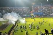 Tragedia de fútbol en indonesia