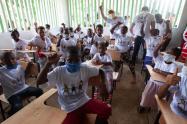 Niños beneficiarios de programas educativos.