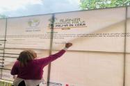 Olga Lucía Alfonso, en la firma de la Alianza Regional por la preservación de la palma de Cera