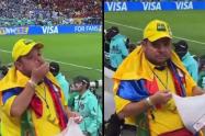 Hincha santandereano en Catar 2022