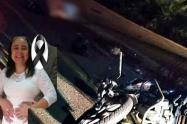 Violento choque entre dos motocicletas y un camión cobró la vida de una mujer en el Líbano, norte del Tolima