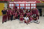 12 medallas obtuvo liga de esgrima del tolima en nacional en Cali