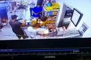 La víctima tenía un bebé en su brazos
