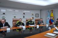 Javier Triana reunido con el director Policia Nacional