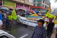 Marcha apoyando a Petro Ibagué