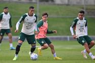 La Selección mexicana en entrenamiento 