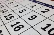 Calendario y sus días
