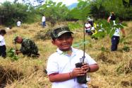 Sembratón infantil en el batallón Rooke