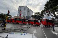 Ibagué amanece con al menos 7 bloqueos por paro de buseteros