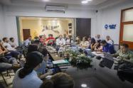 Ministerio de Educación en reunión con el alcalde de Ibagué Andrés Hurtado
