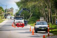 Cuadrillas de Infibagué en instalación del alumbrado público