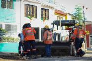 Intervención de vías en barrios de Ibagué