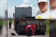 En violento accidente falleció motociclista al estrellarse contra tractocamión en la variante de El Espinal