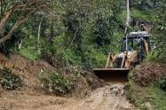 Emergencias por lluvias en Santa Isabel, Tolima. Ilustración. 