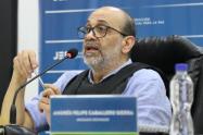 Rodrigo Tovar Pupo en audiencia ante la JEP.