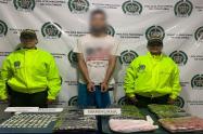Cogieron a alias ‘Sobrino’ con 5 kilogramos de marihuana y otros alucinógenos en Mariquita