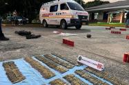 Cayó ambulancia con material de guerra en Villagarzón Putumayo