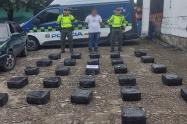 Tras ‘Mega – operativo’ se incautaron 130 kilogramos de marihuana tipo creepy en la vía a Saldaña