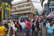 Protesta apoyando a Petro
