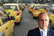Ministro Reyes y taxistas