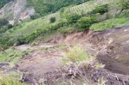 Deslizamiento Roncesvalles