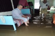 Ancianato inundado Lerida