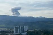 Ceniza volcán del Ruiz Tolima