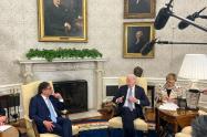 Gustavo Petro y Joe Biden en la Casa Blanca