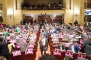Plenaria de la Cámara de Representantes. 