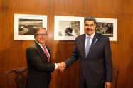 Gustavo Petro y Nicolás Maduro