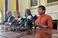 Voceros de las bancadas en Senado y Cámara del Pacto Histórico.