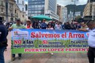 Protesta arroceros 