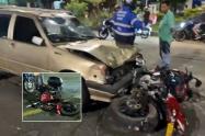 Conductor presuntamente ebrio generó choque múltiple con personas lesionadas sobre la 37 con Ambalá
