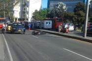 ¡Accidente mortal! Falleció conductor y acompañante tras accidentarse en moto frente a la Clínica Avidanti