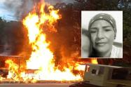 Una persona fallecida y dos heridos dejó voraz incendio en inmediaciones del Sena en Picaleña