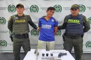 Policía Tolima capturó a extranjero con gran cantidad de armamento y munición en Rovira