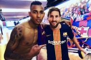 Villa con Messi