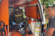 ¡Qué tal! Sujeto transportaba armas de fuego y municiones en una ambulancia a su paso por Coyaima
