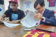 mARLON tORRES Firmo con Tolima