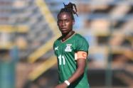  Barbra Banda, capitana de la selección de Zambia (Instagram @barbrabandaofficial)