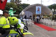 Policía en la celebración de la Virgen del Carmen
