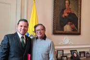 Andrés Calle y Gustavo Petro