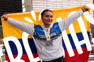 Ivanna Cerquera-pesista de la liga del Tolima