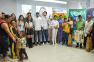 Personas con discapacidad visual recibieron kits